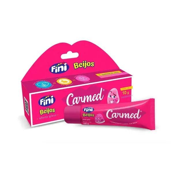 16215 - Hidratante Labial Fini Beijos com Cor Efeito Gloss 10g Carmed 16215 - Hidratante Labial Fini Beijos com Cor Efeito Gloss 10g Carmed